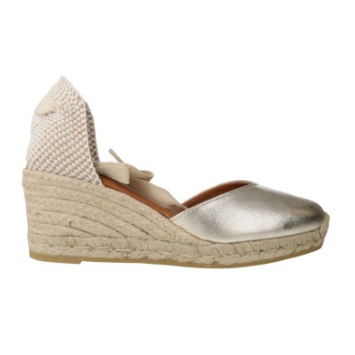 Viguera Elista 2011 Damen Espadrilles-Sandalen – Handgefertigte Keil-Espadrilles aus Leder