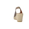 Espadrilles Sandales Viguera Vitelo 2127 – Compensées Jute avec Élastique au Talon