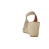 Viguera Vitelo 2127 Damen Espadrilles-Sandalen – Offene Jute-Keilsandalette mit Fersengummi