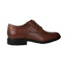 Clarks Men's Steadwell Lace Leather Derby Shoes – Tan/Cognac