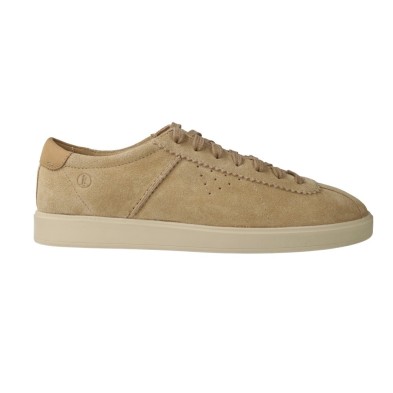 Clarks Men's Lockford Lace Suede Trainers – Sand Comfort