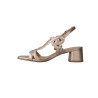 Sandales Élégantes en Cuir à Talon Bloc pour Femme Pedro Miralles 18119 – Gris Fumée (Humo)