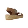 Viguera Vitelo 2331 Damen Handgemachte Jute Flex Sandalen – Blau (Ocean) / Braun (Whisky)