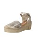 Viguera 2226 Women's Handmade Yute Flex Platform Espadrilles – White / Sahara