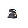 Gioseppo Stony 79072 Women's Elegant Multi-Strap Leather Sandals – Black