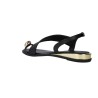 Sandali Bassi in Pelle a Fasce Incrociate da Donna Gioseppo Stony 79072 – Nero