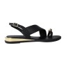 Gioseppo Stony 79072 Women's Elegant Multi-Strap Leather Sandals – Black