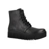 ART 1517 Brighton Botines Militares Plataforma Piel Mujer Negro