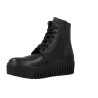 ART 1517 Brighton Botines Militares Plataforma Piel Mujer Negro