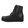 ART 1517 Brighton Botines Militares Plataforma Piel Mujer Negro