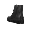 ART 1517 Brighton Botines Militares Plataforma Piel Mujer Negro