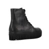 ART 1517 Brighton Botines Militares Plataforma Piel Mujer Negro