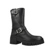 ART 1397 York Botas Hebillas Tacón Piel Mujer Negro