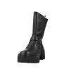 ART 1397 York Botas Hebillas Tacón Piel Mujer Negro