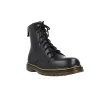 Vesga 1013 Damen Stiefeletten Leder Schwarz Schnürung und Reißverschluss