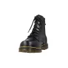 Vesga 1013 Anfibi Stivaletti Donna in Pelle Nera con Lacci e Zip
