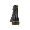 Vesga 1013 Damen Stiefeletten Leder Schwarz Schnürung und Reißverschluss