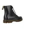 Vesga 1013 Bottines Rangers en Cuir Noir pour Femme Lacets et Zip