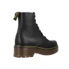 Vesga 1013 Damen Stiefel Doppelplateau Leder Schwarz Schnürung