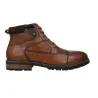 Carmela 164197 Stivaletti Stringati in Pelle Zip Uomo Cammello