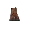 Carmela 164197 Herren Leder Schnürstiefeletten mit Reißverschluss Camel