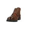 Carmela 164197 Herren Leder Schnürstiefeletten mit Reißverschluss Camel