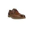 Carmela 164196 Men's Leather Derby Lace-Up Shoes in Tan Camel