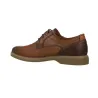 Carmela 164196 Men's Leather Derby Lace-Up Shoes in Tan Camel