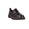 Carmela 164359 Damen Loafer Leder Kroko-Prägung Fransen Braun