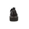 Carmela 164359 Damen Loafer Leder Kroko-Prägung Fransen Braun