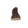 Carmela 164392 Botines Sneaker de Piel con Cremallera Mujer Marrón