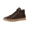 Carmela 164392 Botines Sneaker de Piel con Cremallera Mujer Marrón