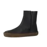 El Naturalista 6063 Flat Leather Ankle Boot with Side Zip Women