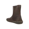 El Naturalista 6063 Flat Leather Ankle Boot with Side Zip Women