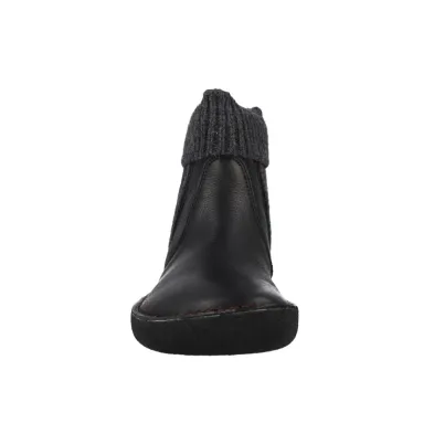 El Naturalista 6062 Boots Chelsea Plates en Cuir Souple pour Femme