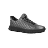 Geox D667SB Sneaker Baja Acolchada con Cordones para Mujer Grafito