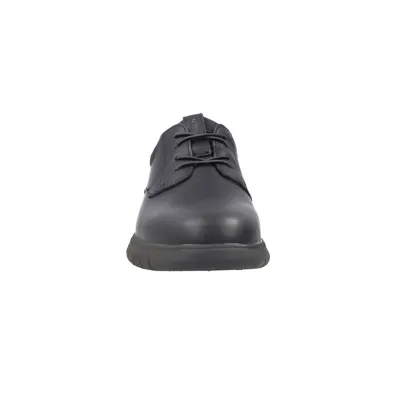 GEOX U664JA Flextride Men's Black Leather Derby Dress Shoes Office
