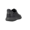 GEOX U664JA Flextride Men's Black Leather Derby Dress Shoes Office
