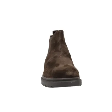 GEOX U16DDA Andalo Chelsea-Boots Herren Leder Schokoladenbraun