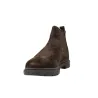 GEOX U16DDA Andalo Chelsea-Boots Herren Leder Schokoladenbraun