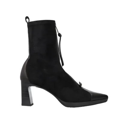 Hispanitas HI265085 Bangkok Bottines Talon Zip Cuir Femme Noir