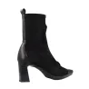 Hispanitas HI265085 Bangkok Bottines Talon Zip Cuir Femme Noir