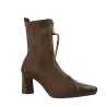 Hispanitas HI265085 Bangkok Bottines Talon Zip Cuir Femme Noir