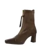 Hispanitas HI265085 Bangkok Bottines Talon Zip Cuir Femme Noir