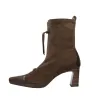 Hispanitas HI265085 Bangkok Bottines Talon Zip Cuir Femme Noir