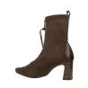 Hispanitas HI265085 Bangkok Bottines Talon Zip Cuir Femme Noir