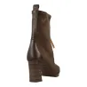 Hispanitas HI265085 Bangkok Zip Suede Heeled Ankle Boots Women Black