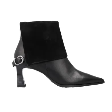 Hispanitas HI265070 Paris Bottine Cuir et Daim pour Femme Noir