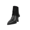 Hispanitas HI265070 Paris Bottine Cuir et Daim pour Femme Noir