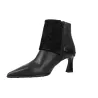 Hispanitas HI265070 Paris Bottine Cuir et Daim pour Femme Noir